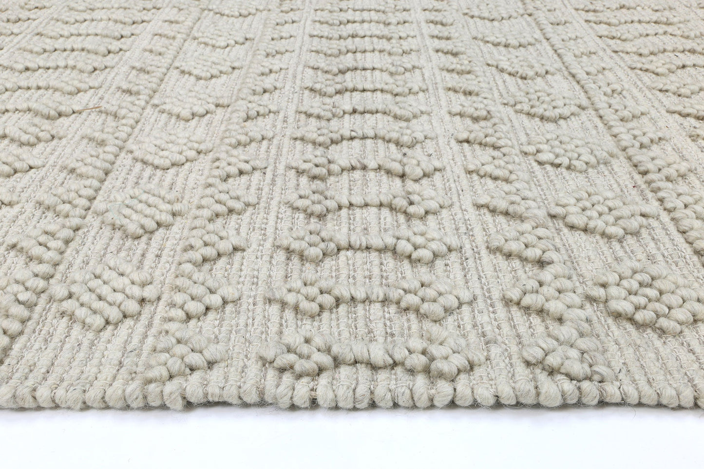 Kaiden Fine Tribal Natural Wool Rug