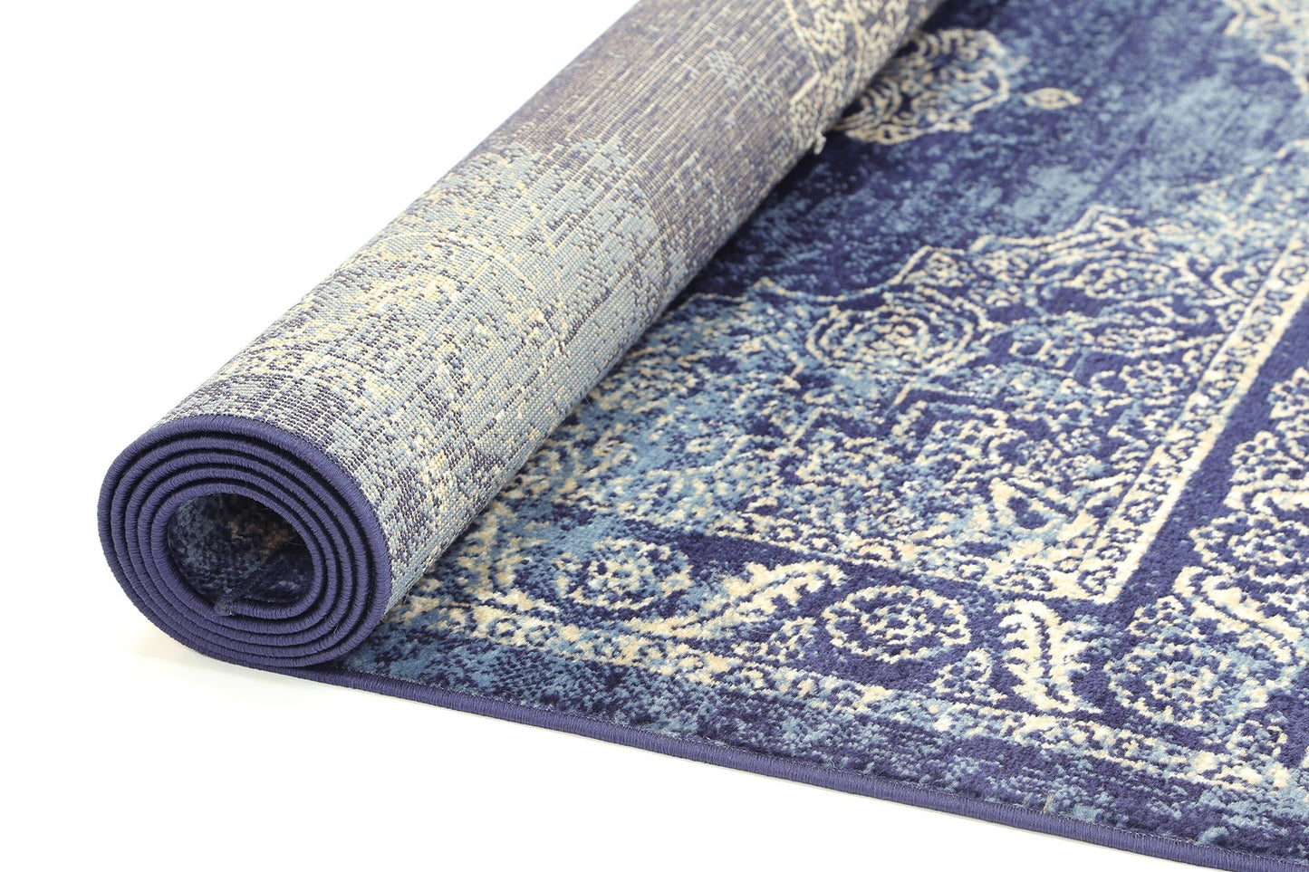 Aryana Distressed Navy Rug