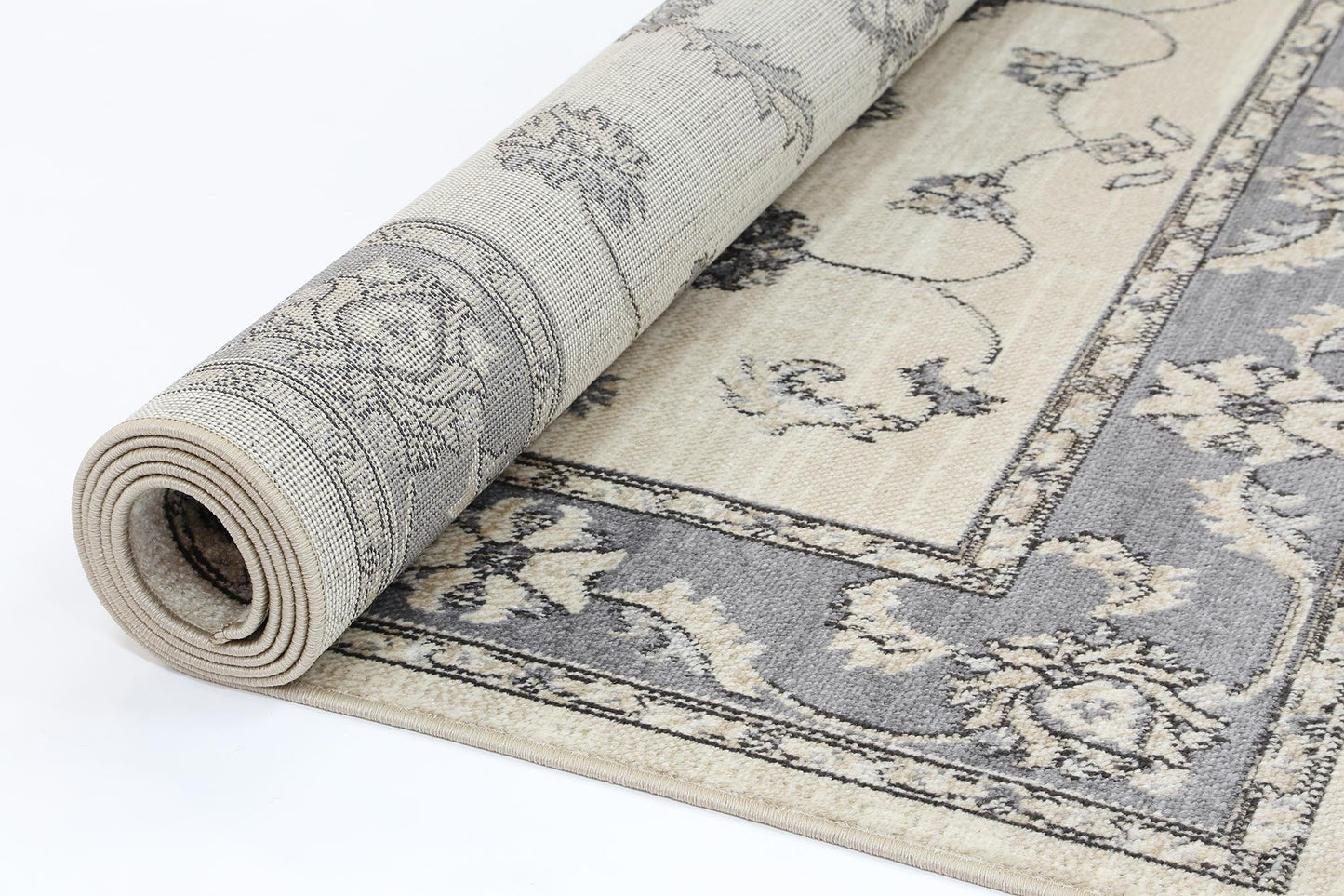 Aryana Ziegler Cream Grey Rug