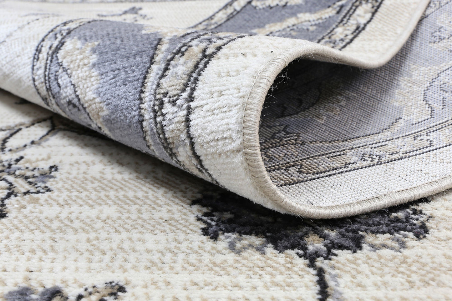 Aryana Ziegler Cream Grey Rug