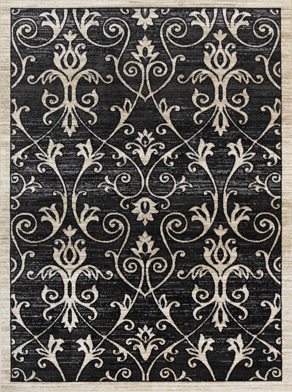 Aryana Vines Grey Beige Rug