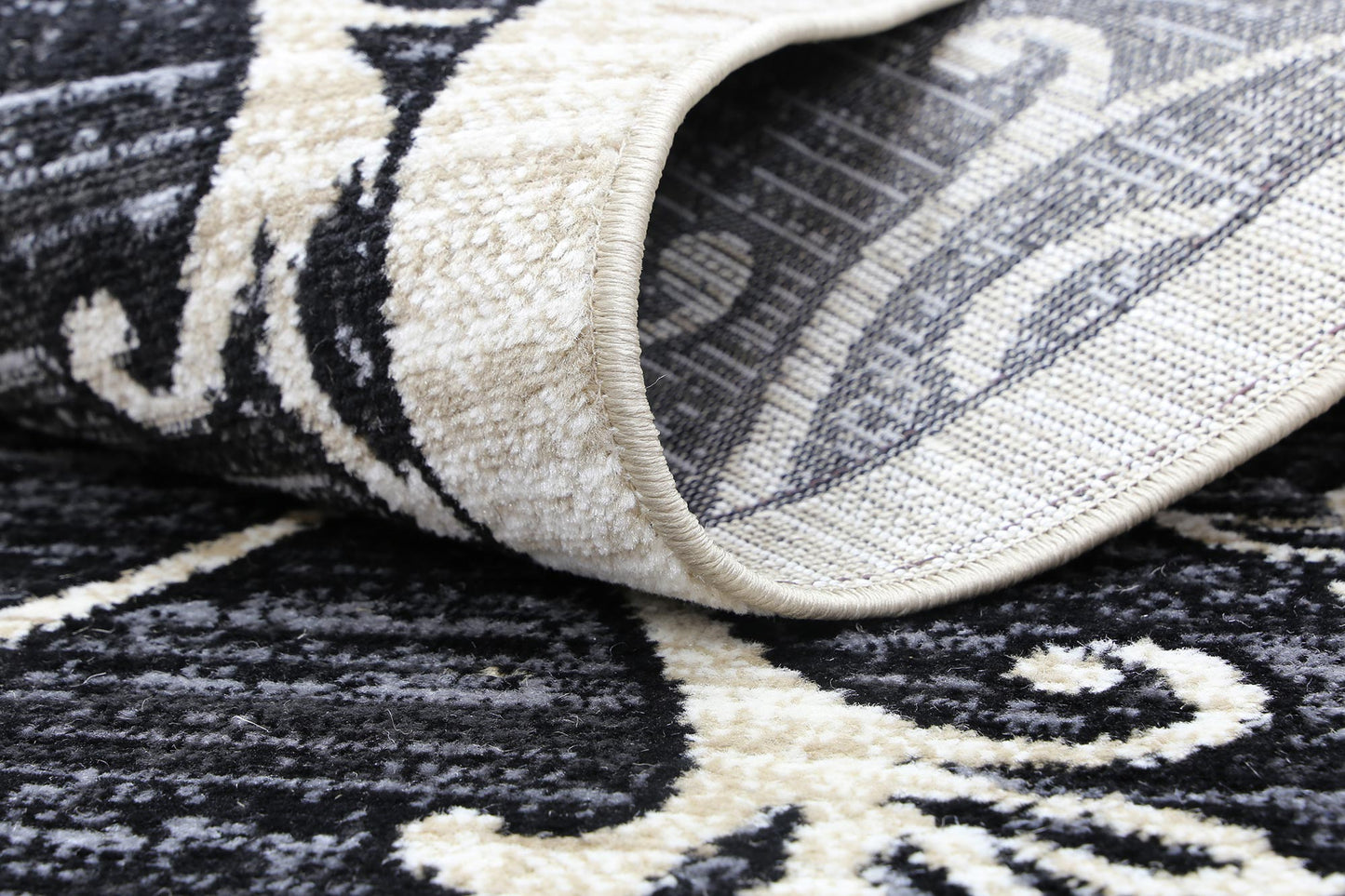 Aryana Vines Grey Beige Rug