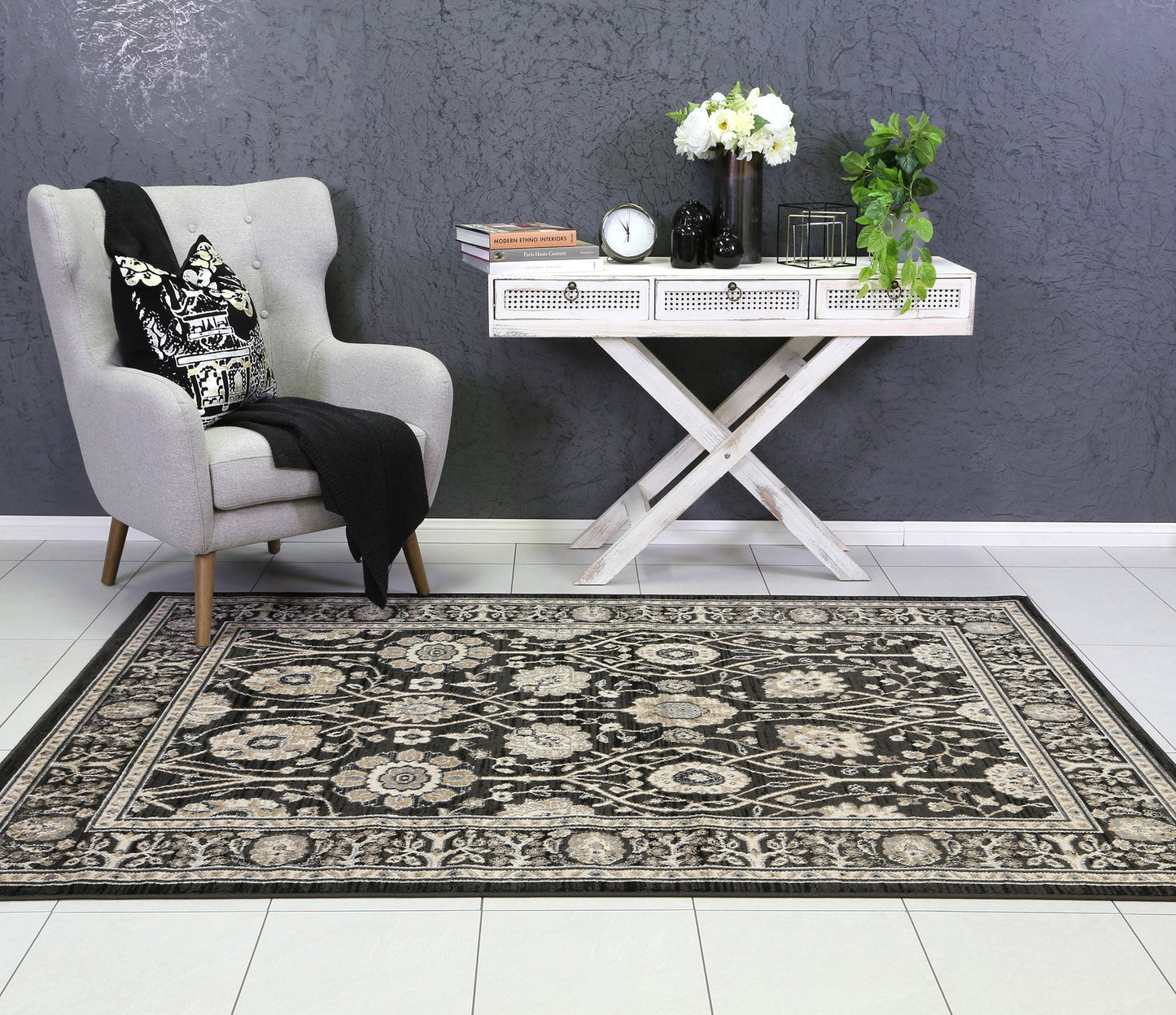 Aryana Ziegler Grey Rug
