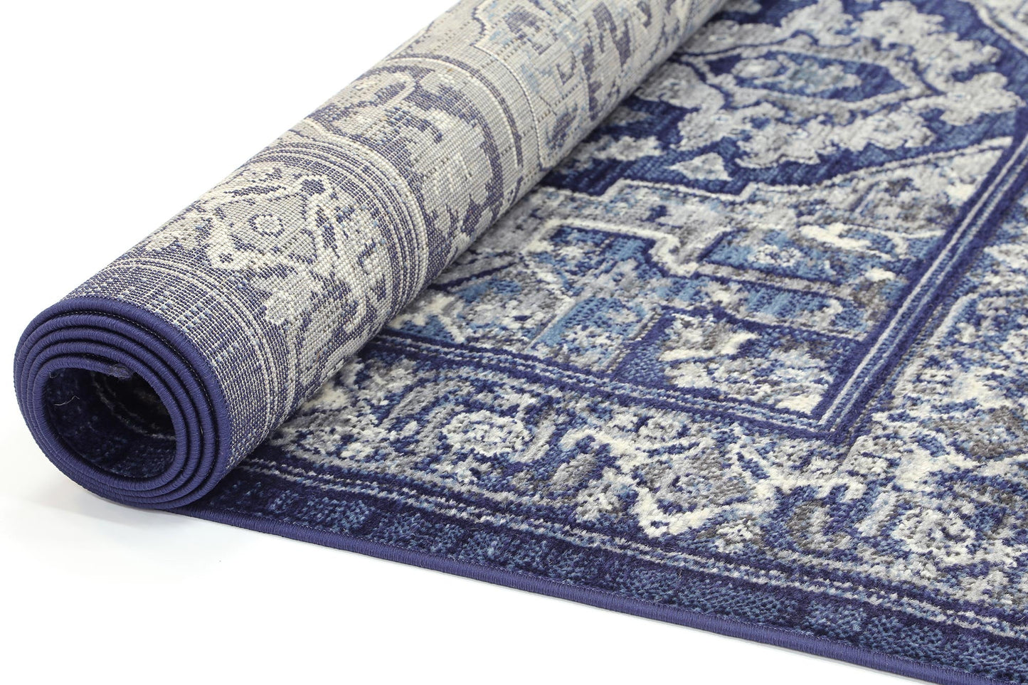 Aryana Tranistional Navy Rug