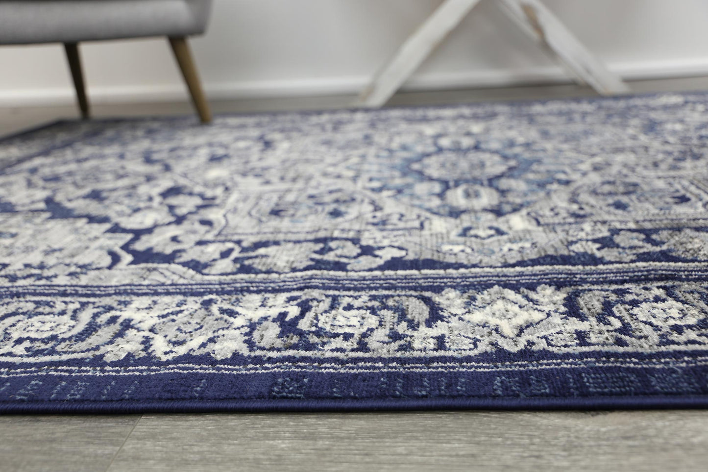 Aryana Tranistional Navy Rug