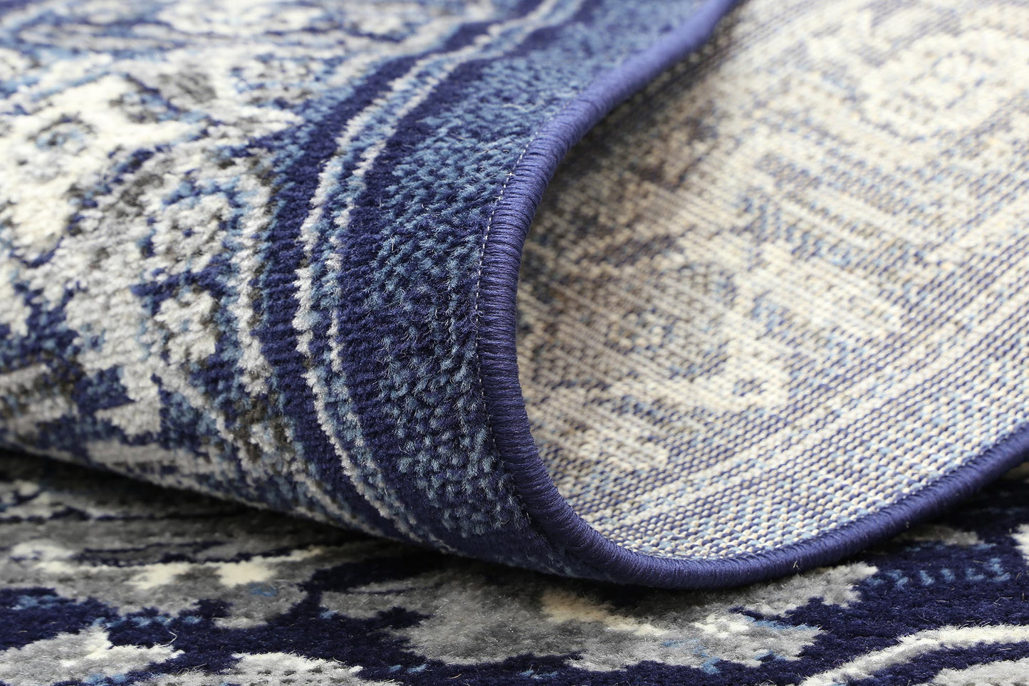 Aryana Tranistional Navy Rug