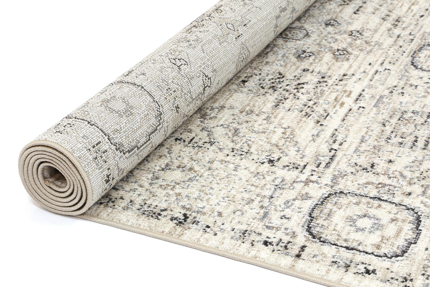Aryana Ziegler Cream Grey Rug
