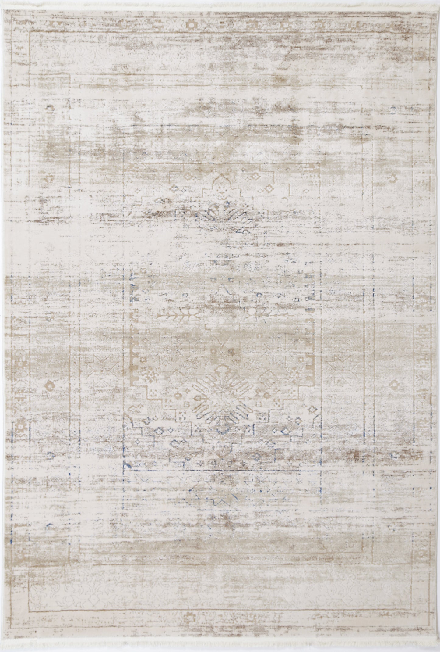 Istanbul Traditional Grey Blue Rug 04GBLU