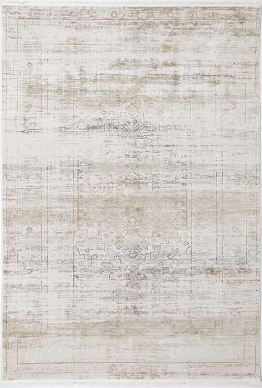 Istanbul Traditional Grey Blue Rug 04GBLU