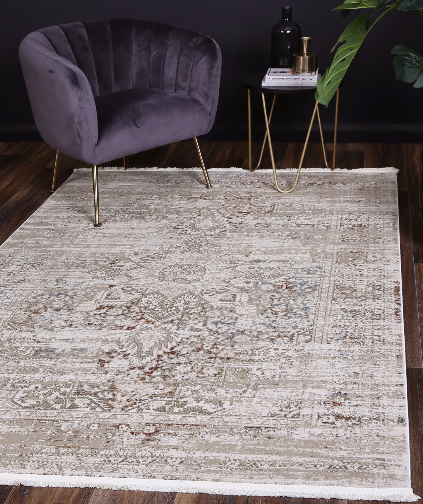 Istanbul 6 Medalion Beige Multi Rug