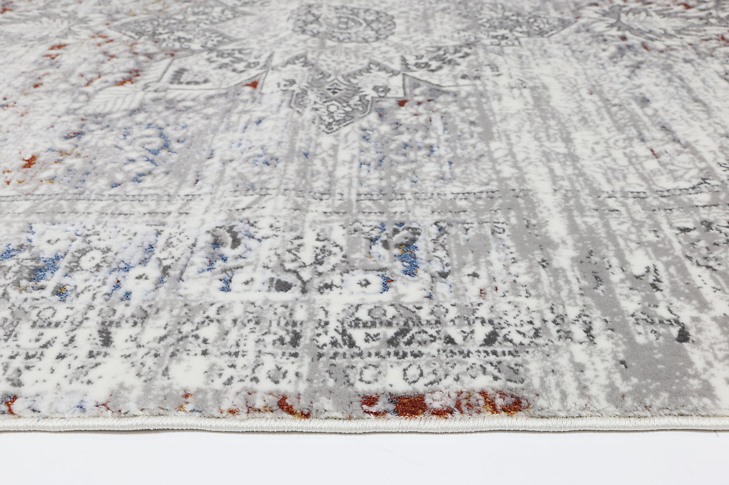 Istanbul Medallion Grey Multi Rug 06GMUL
