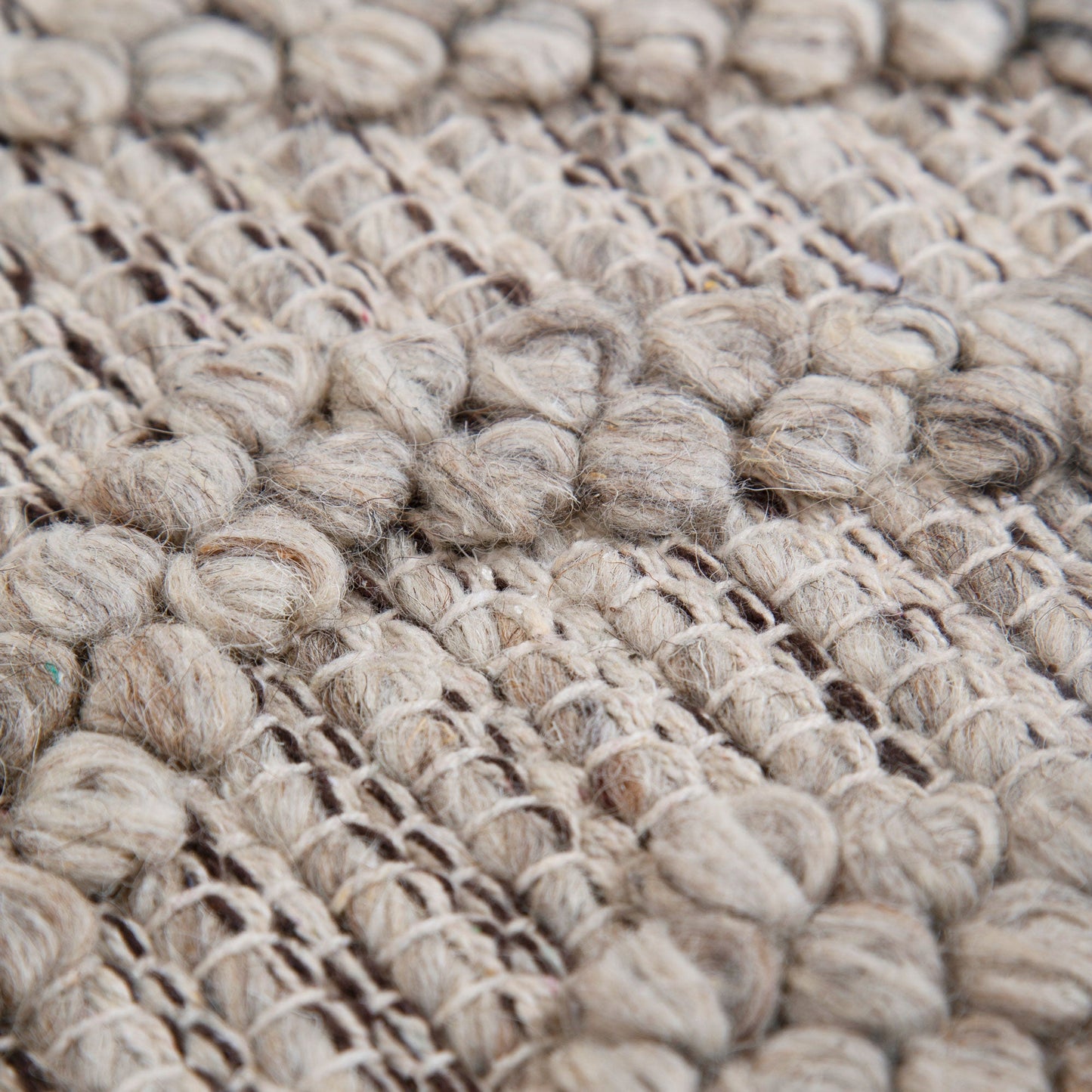 Kaiden Lattice Tribal Ash Wool Rug