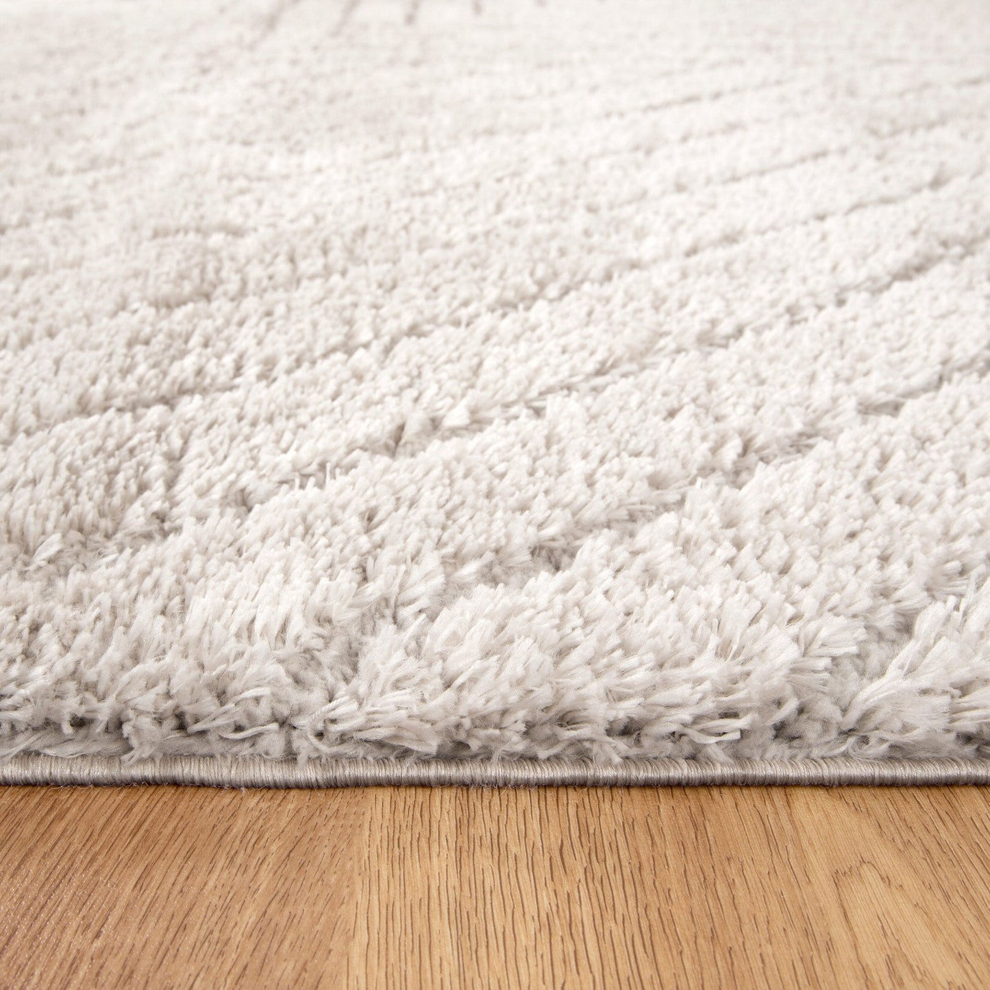 Authentic Modern Beige Shag Rug
