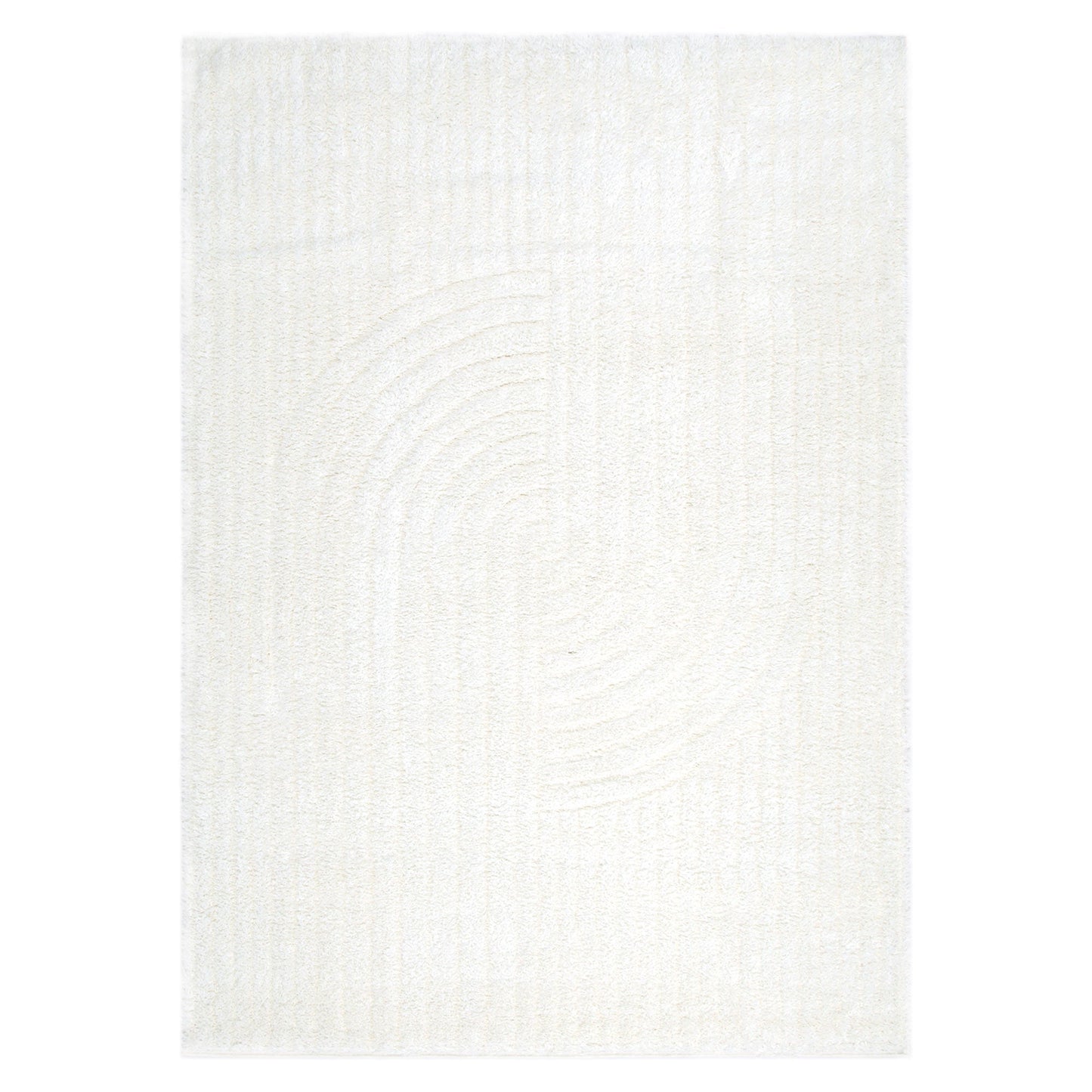 Authentic Cream Shag Rug