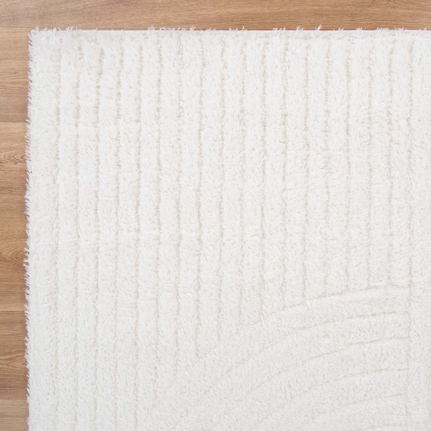 Authentic Cream Shag Rug