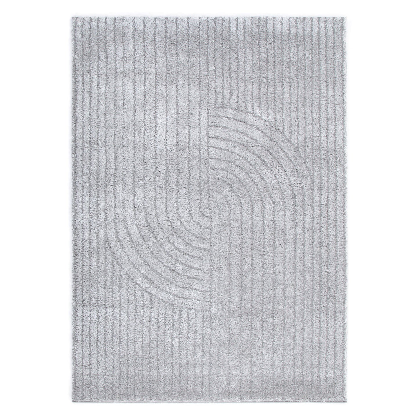 Authentic Silver Shag Rug