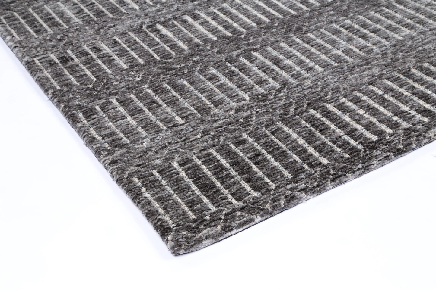 Zara Attari Grey Cotton Blend Rug