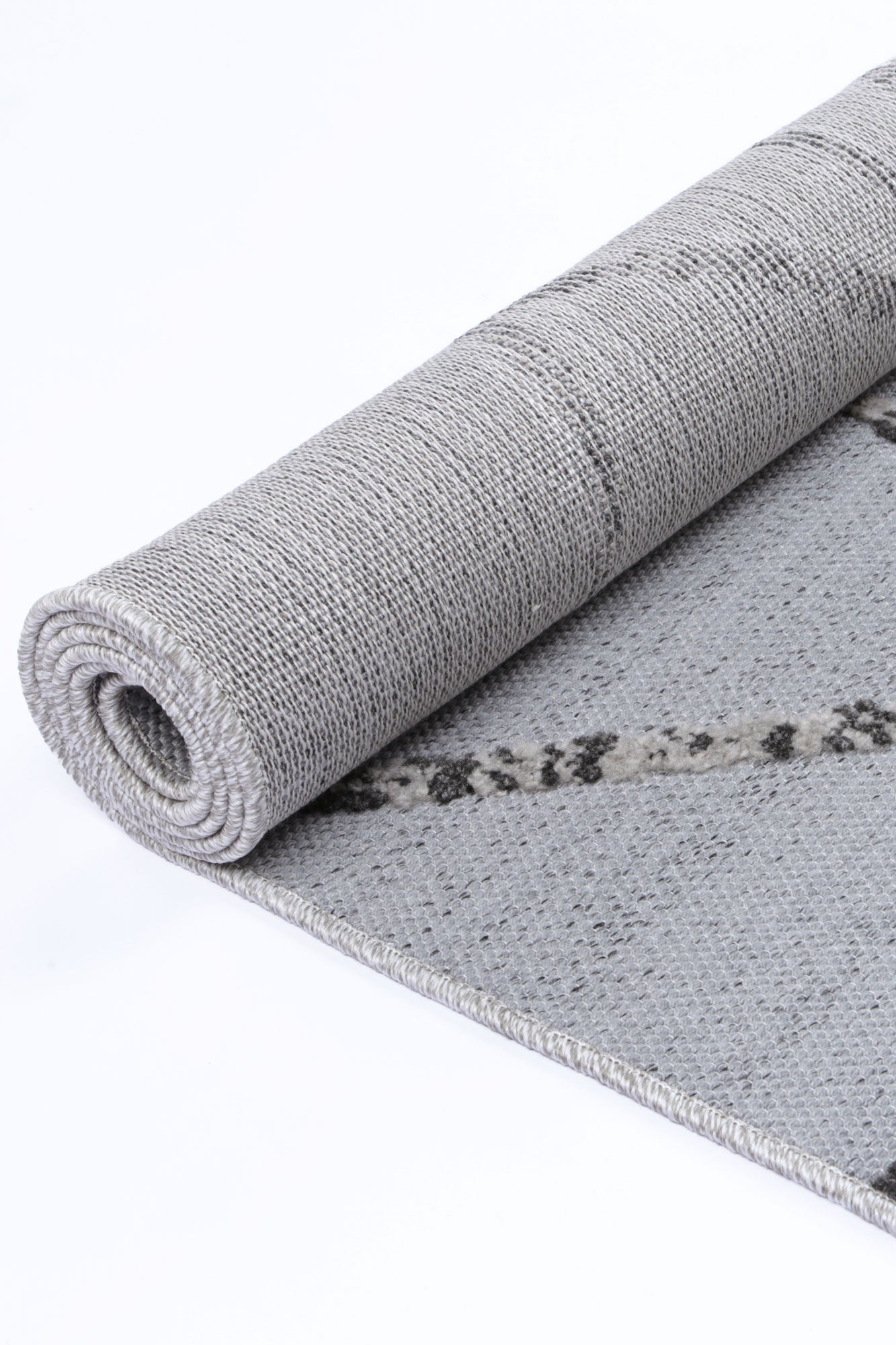 Mars Sparta Geomteric Grey and Ash Rug