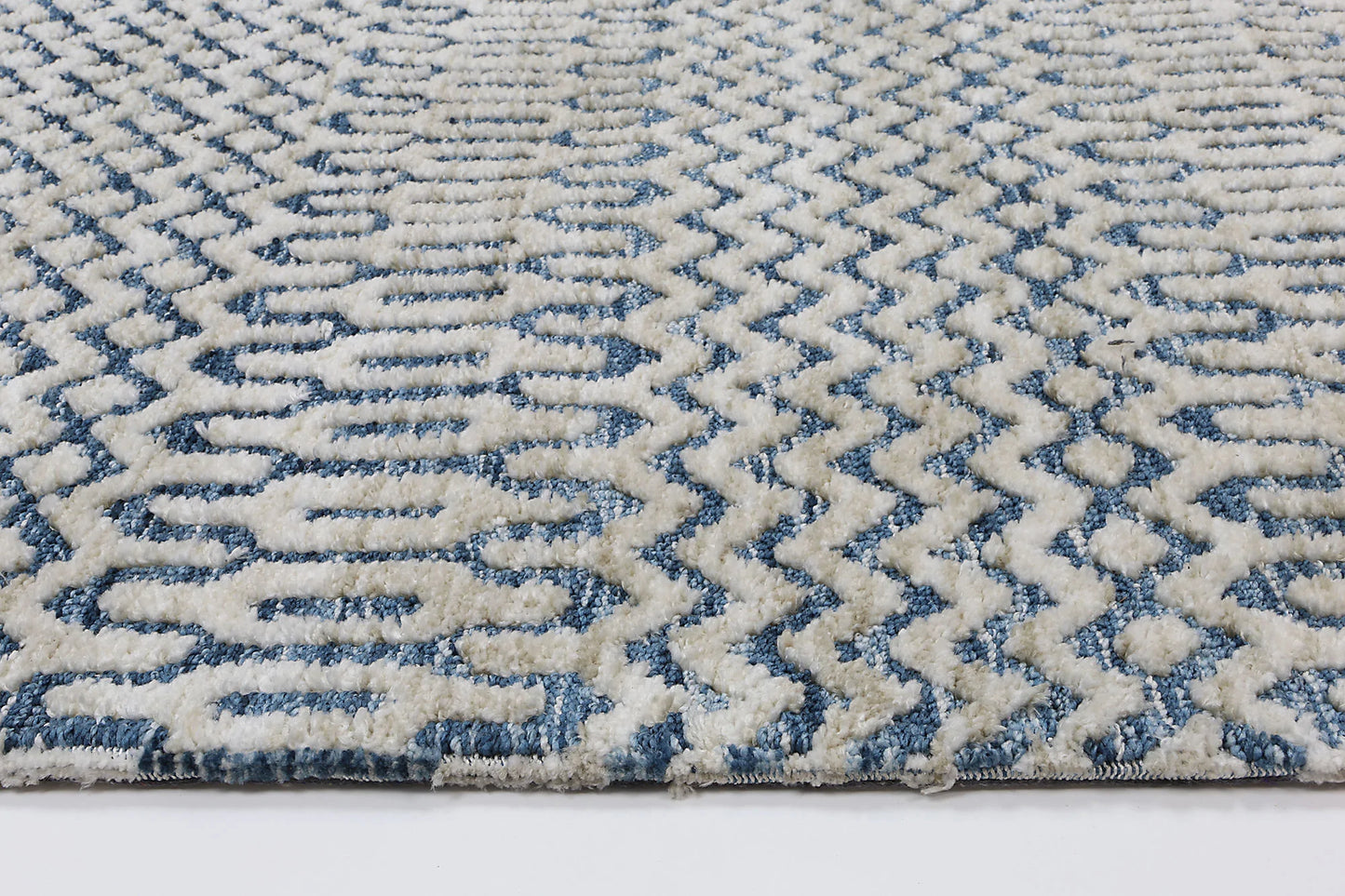 Zara Navy Tribal Rug