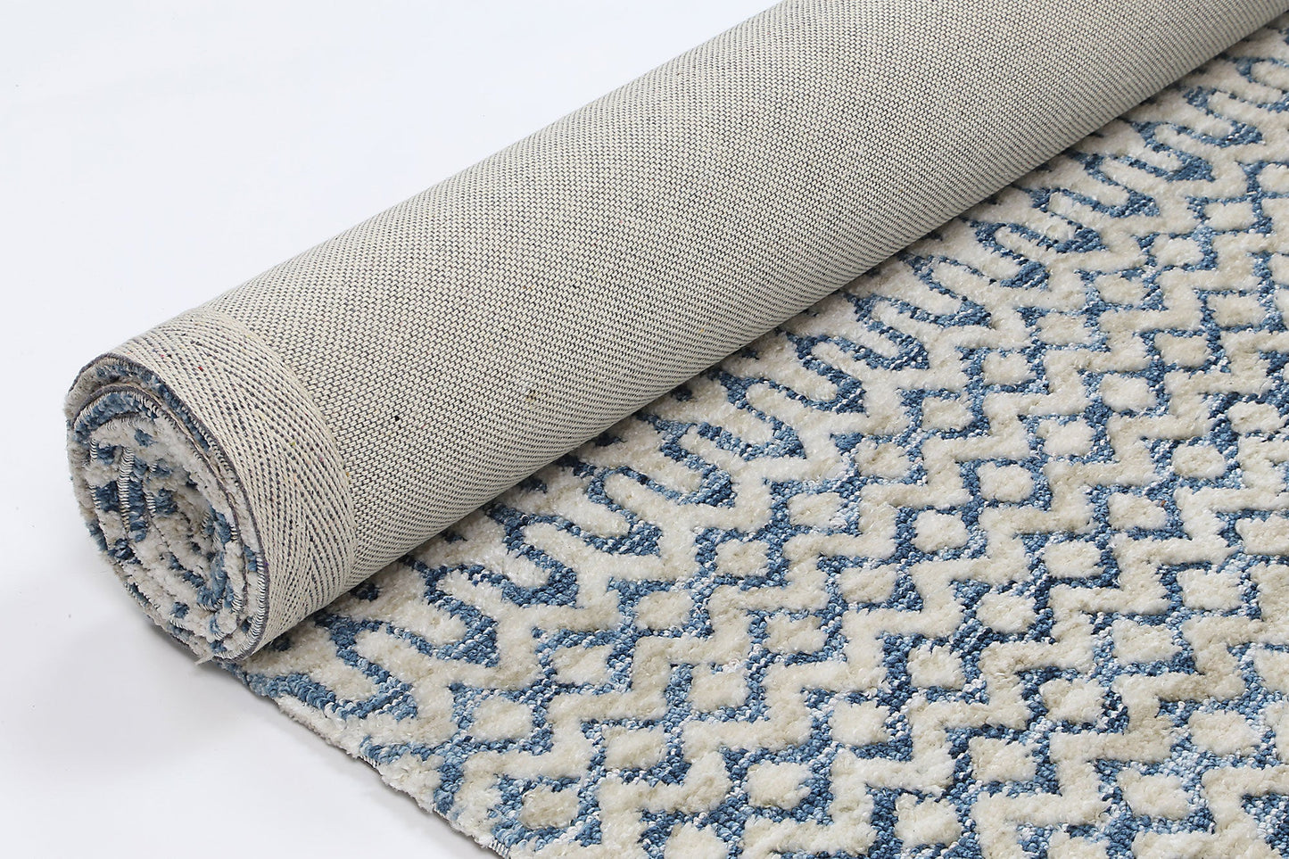 Zara Navy Tribal Rug