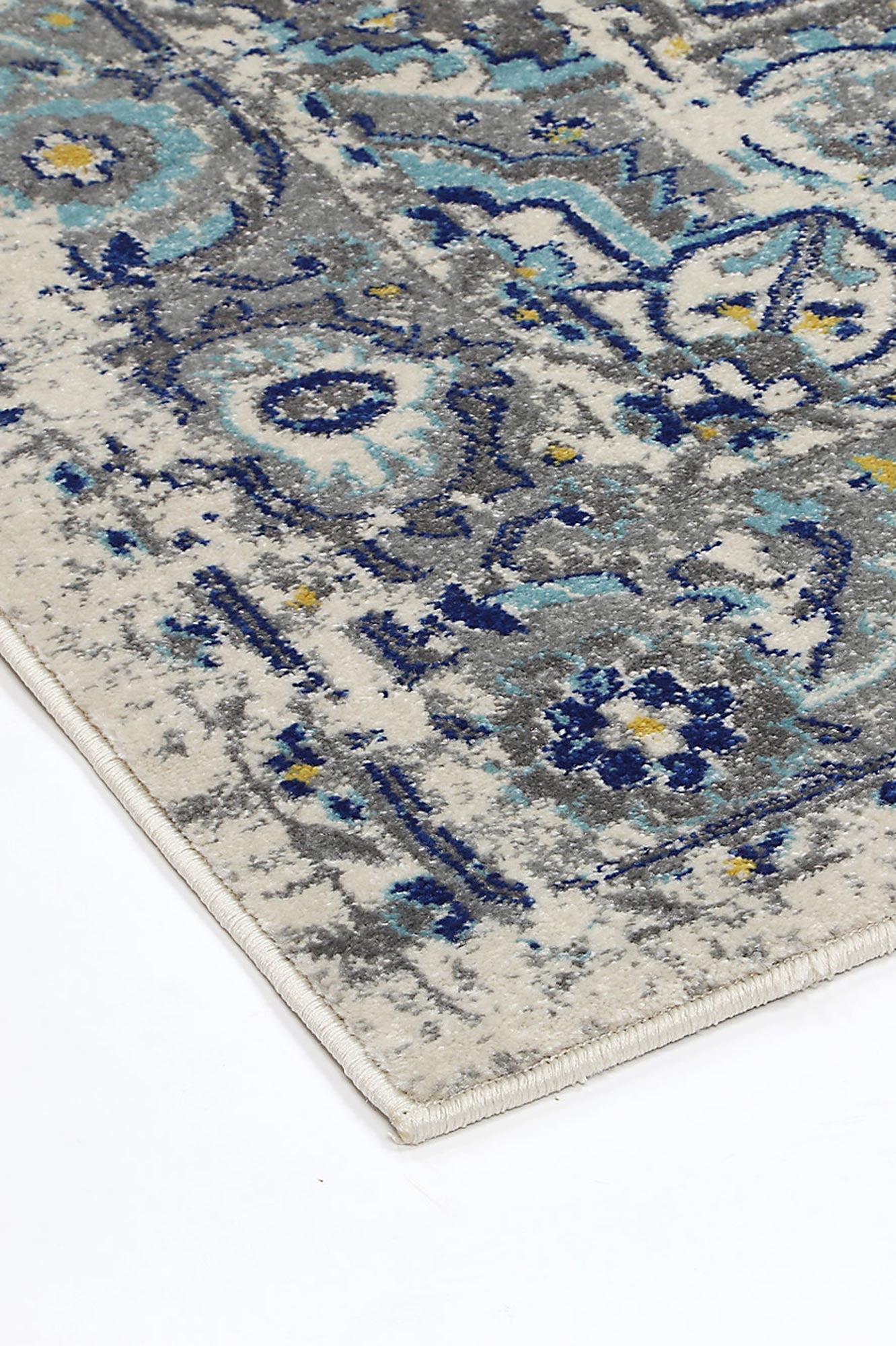 Exquisite Melissa Ivory & Blue Rug