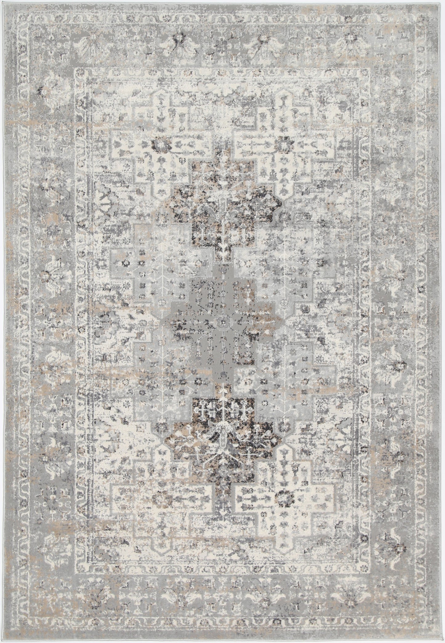 Diamond Transitional Grey Rug