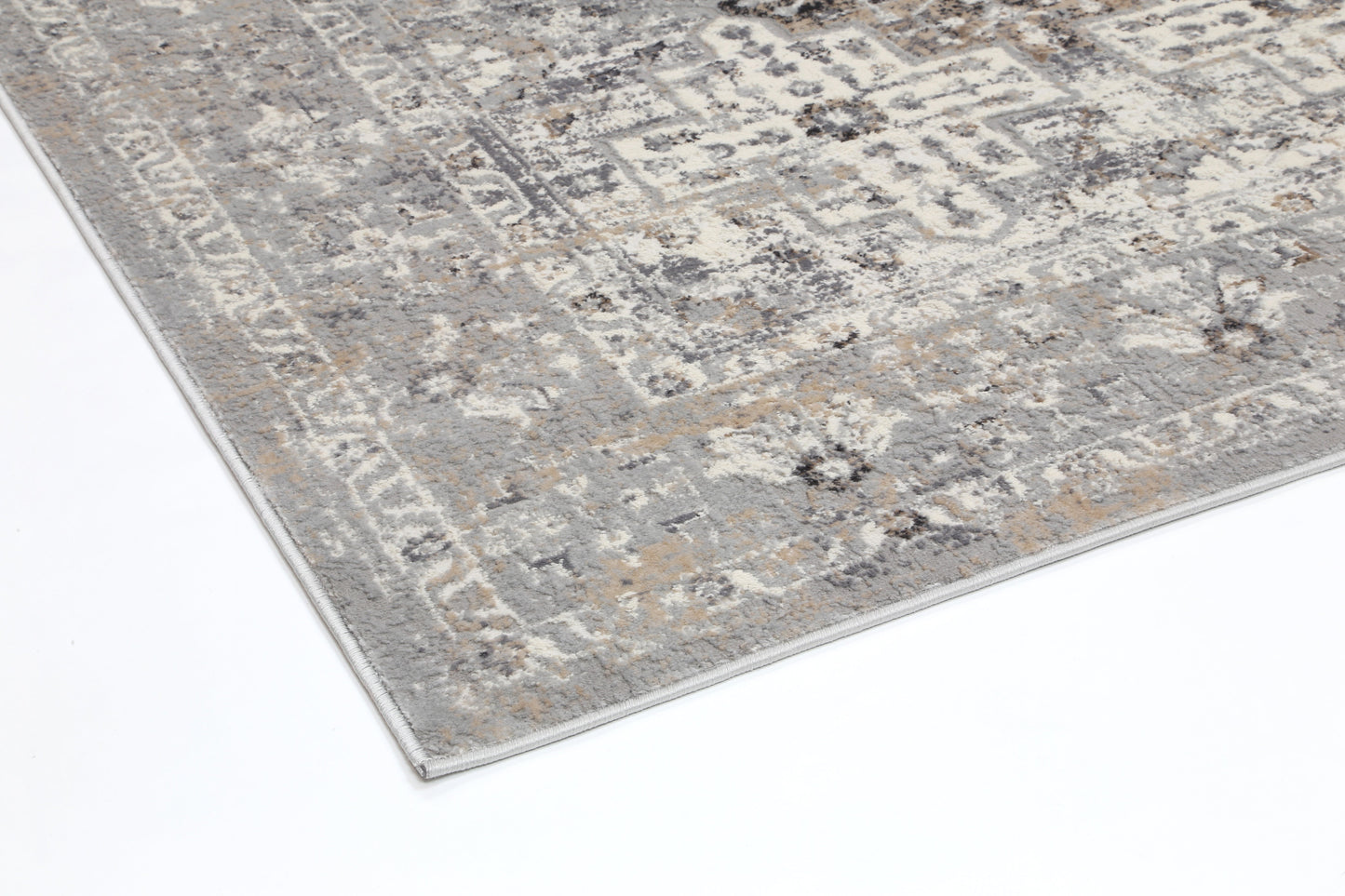 Diamond Transitional Grey Rug
