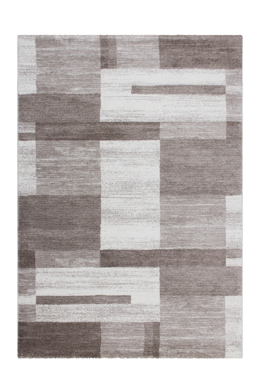 Feeling 501 Beige Simple Thick Geometric Rug - Lalee Designer Rugs