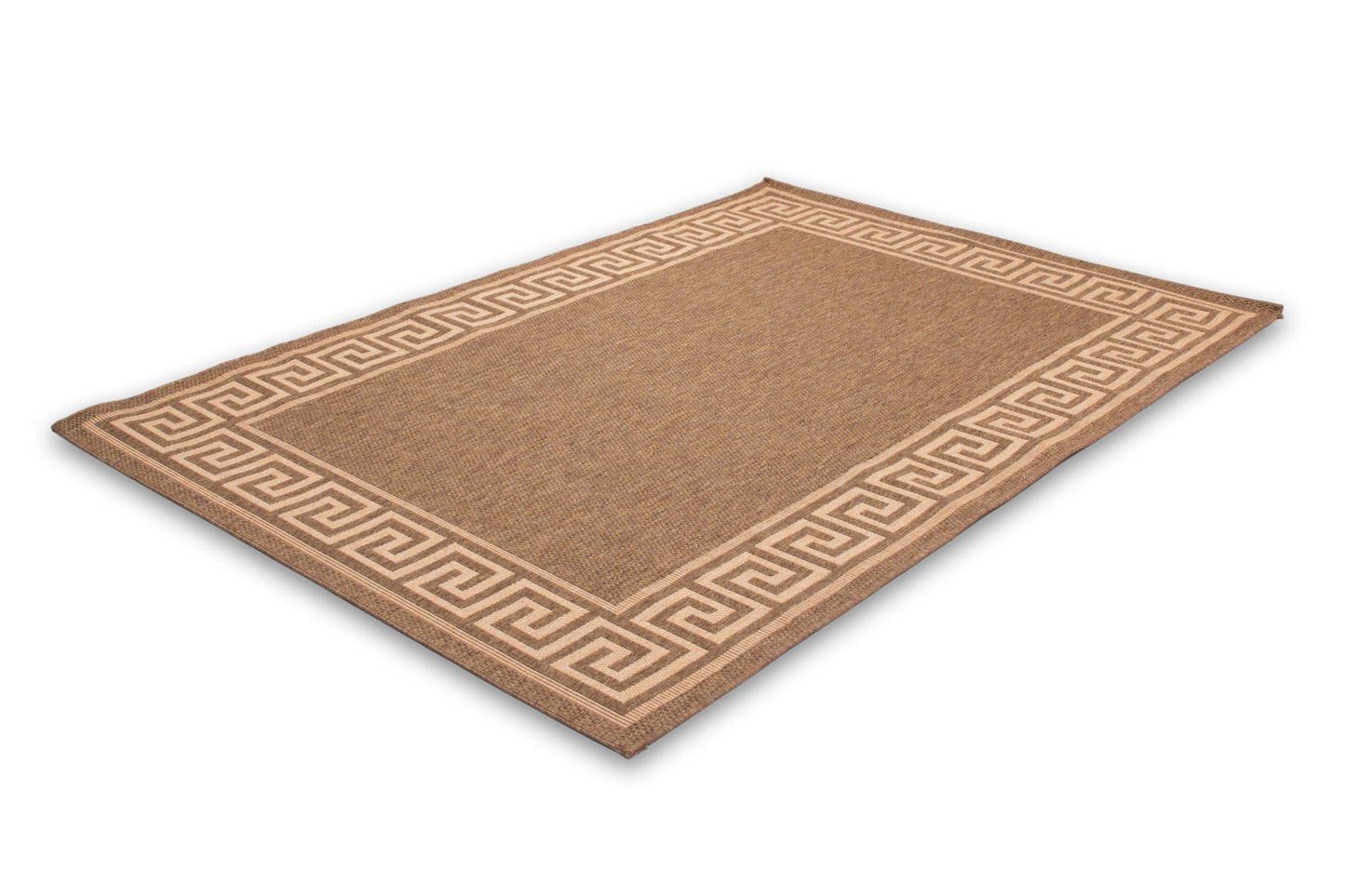Finca 502 Coffee Border Outdoor/Kitchen Rug - Lalee Designer Rugs