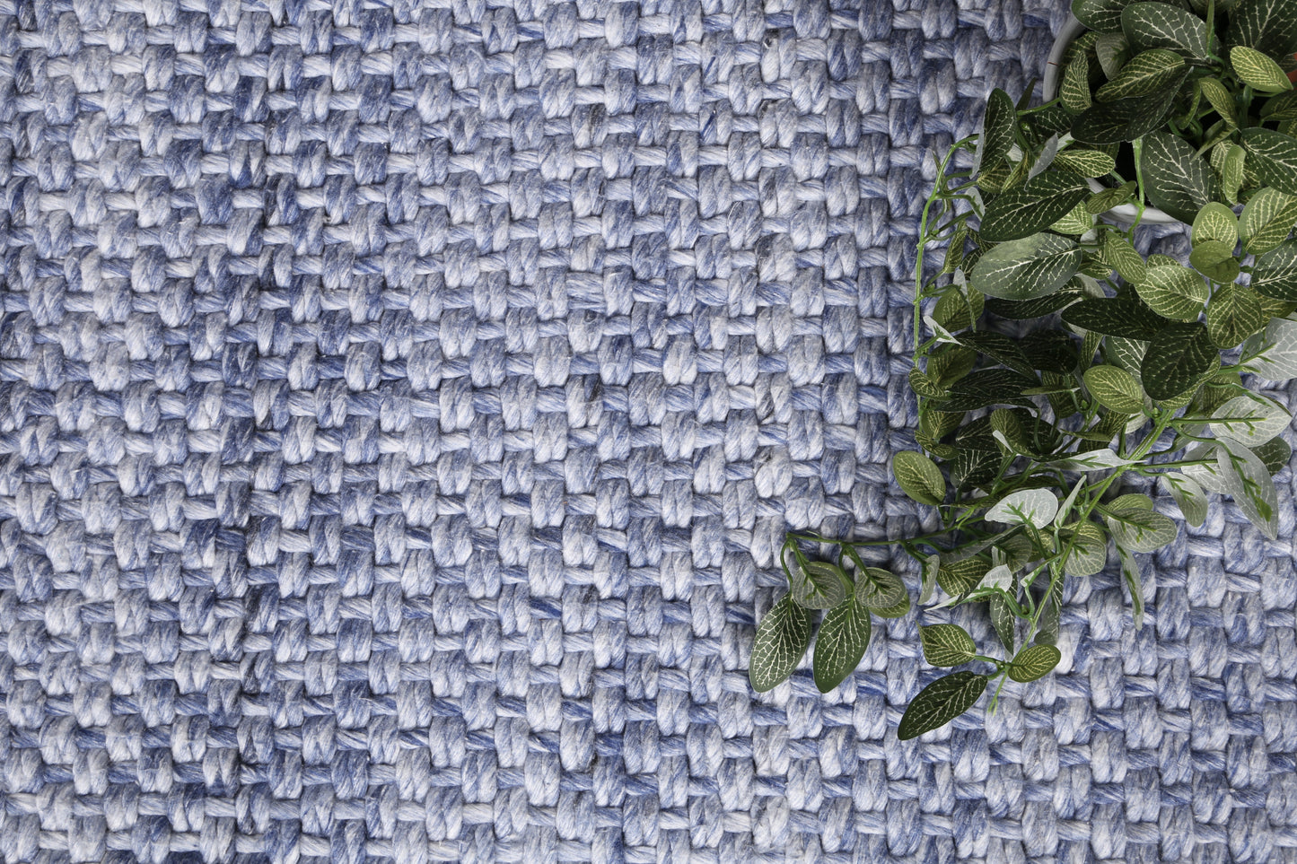 Paradise Chignon Blue Wool Blend Rug