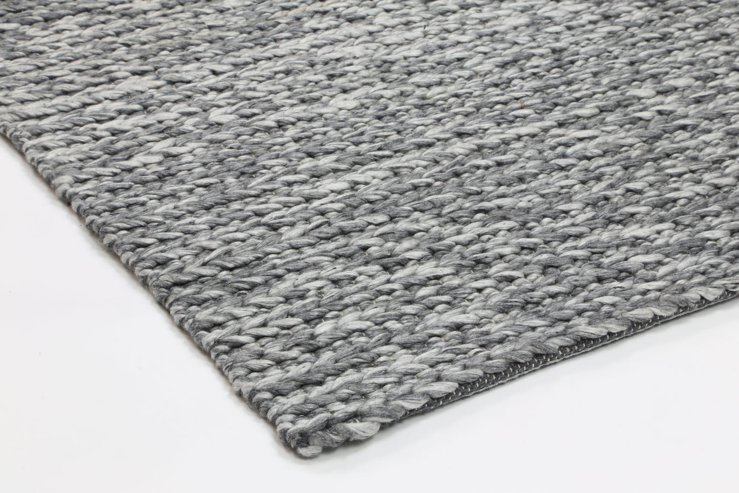 Paradise Cue Charcoal Wool Blend Rug