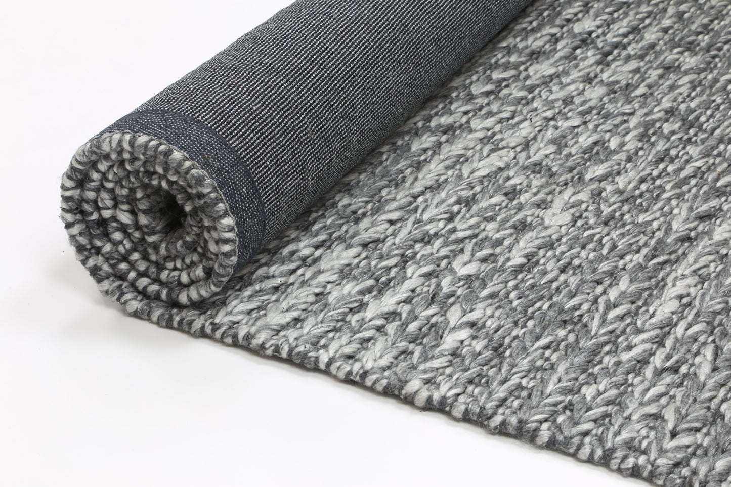 Paradise Cue Charcoal Wool Blend Rug