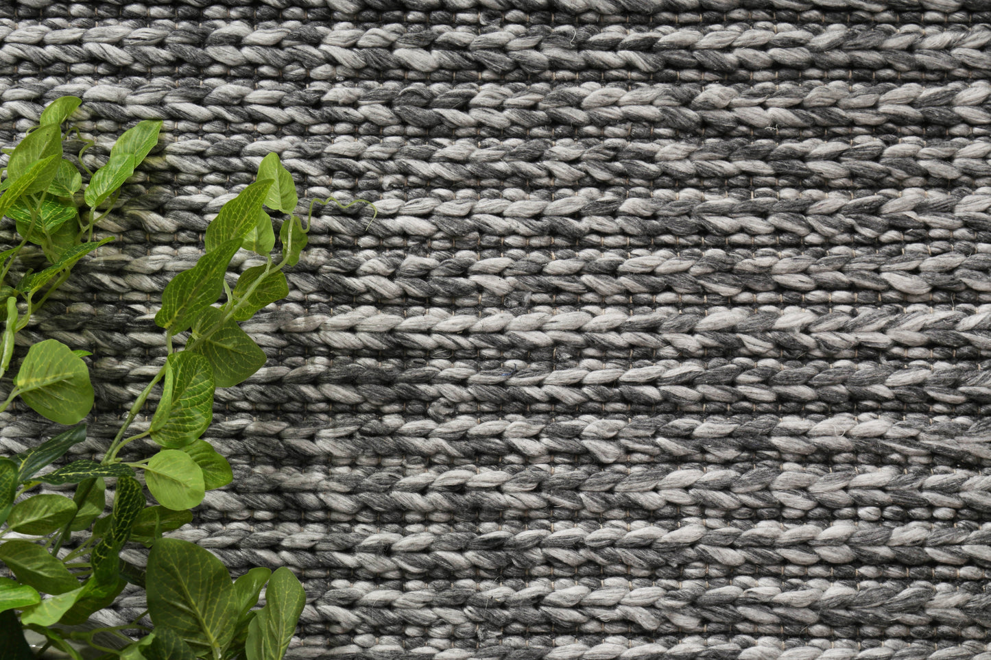 Paradise Cue Charcoal Wool Blend Rug