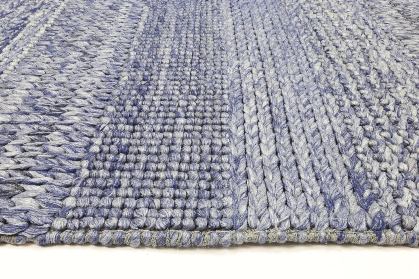 Paradise Grace Blue Wool Blend Rug
