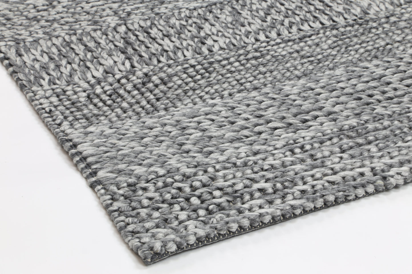 Paradise Grace Charcoal Wool Blend Rug