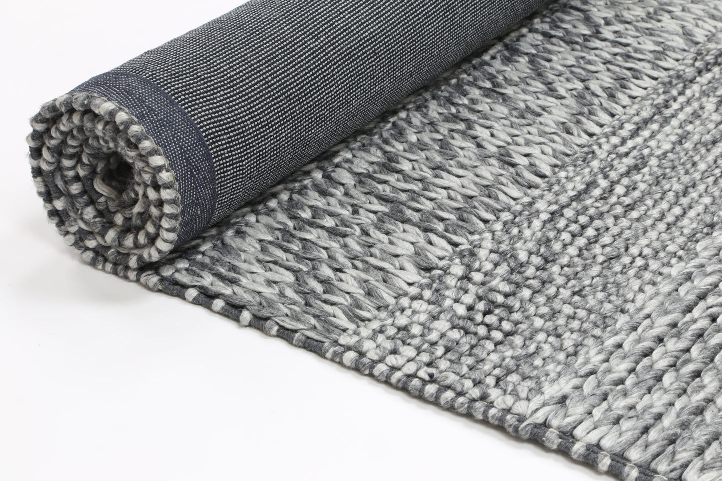 Paradise Grace Charcoal Wool Blend Rug
