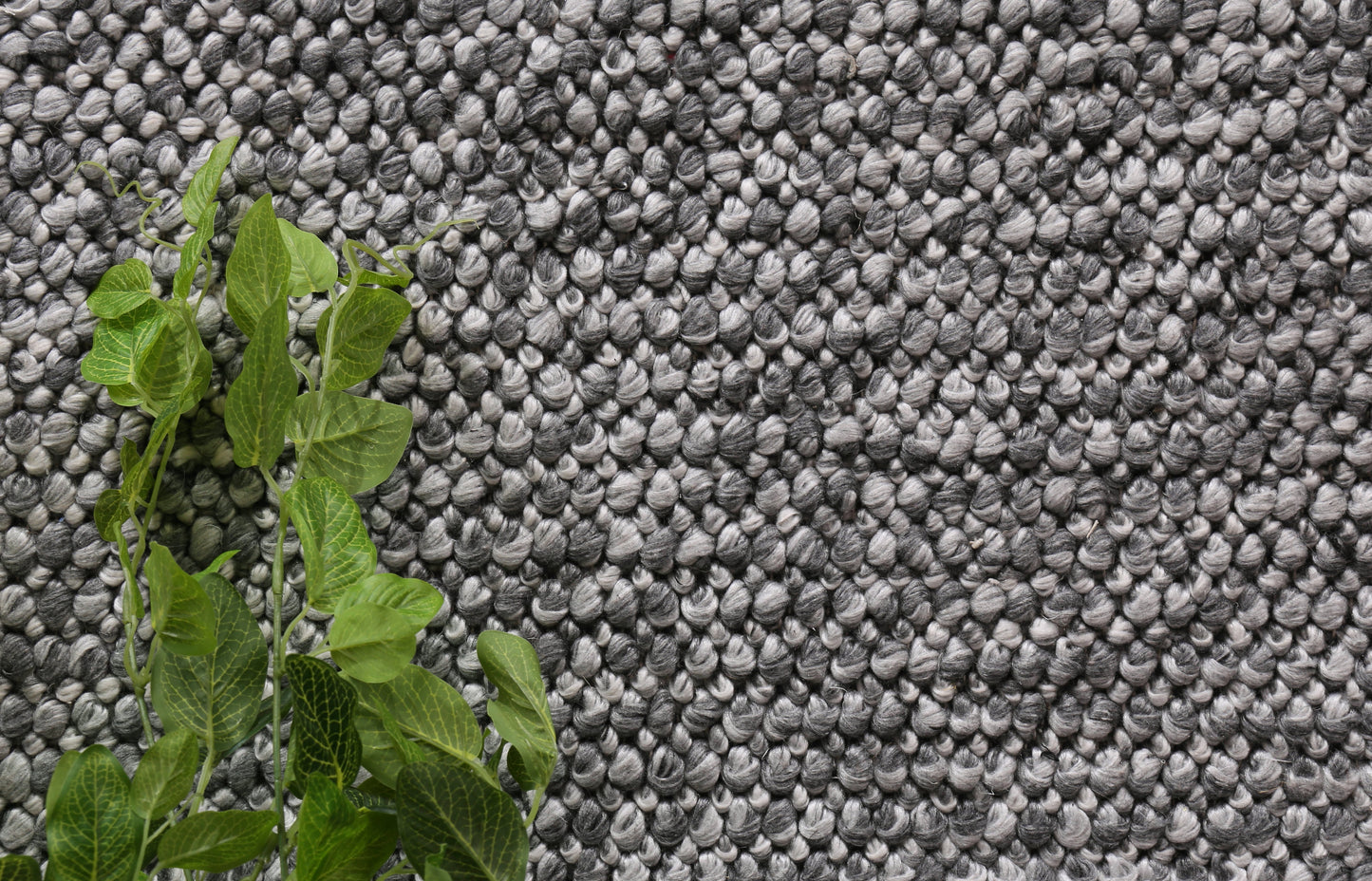 Paradise Loopy Charcoal Wool Blend Rug