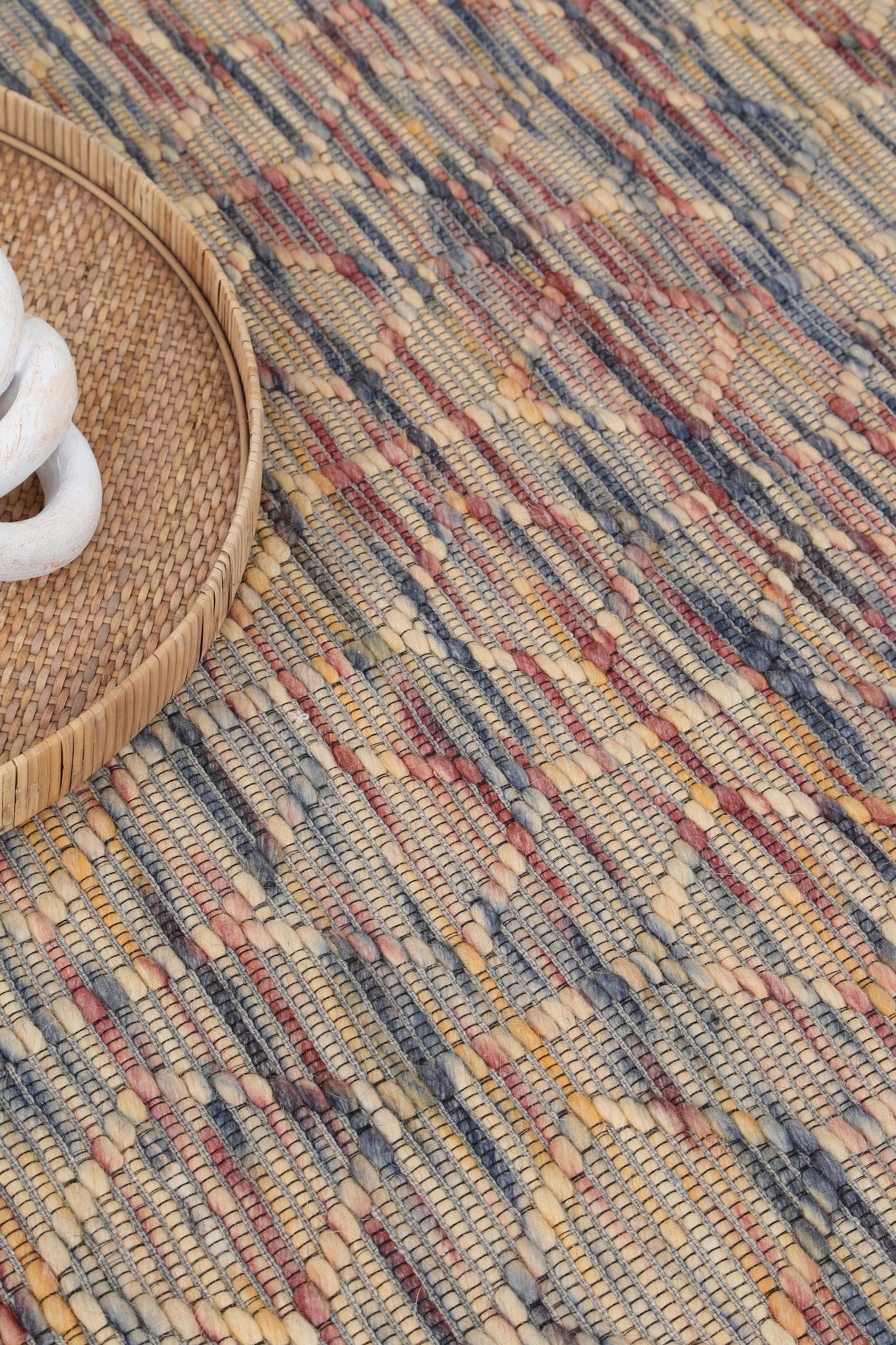 Wynter Latice Multi Wool Rug