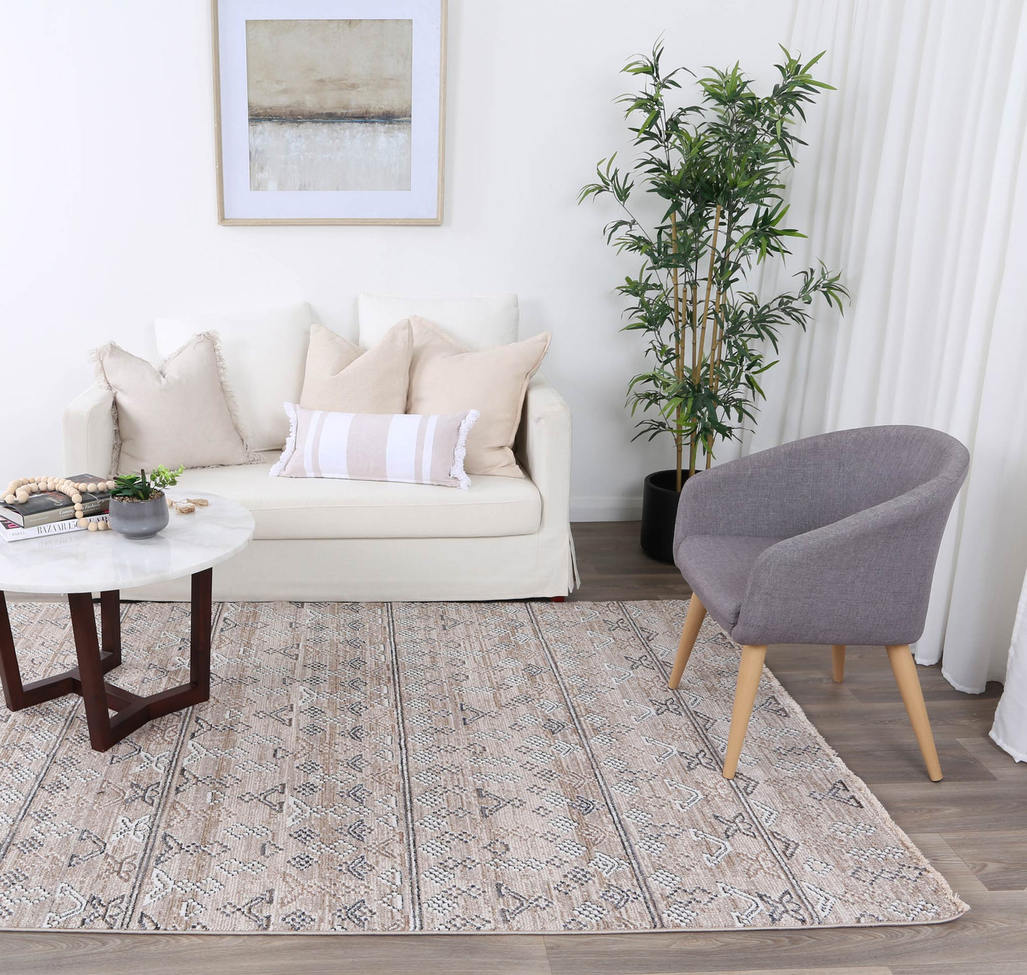Yarra Sivas Ash Tribal Soft Rug