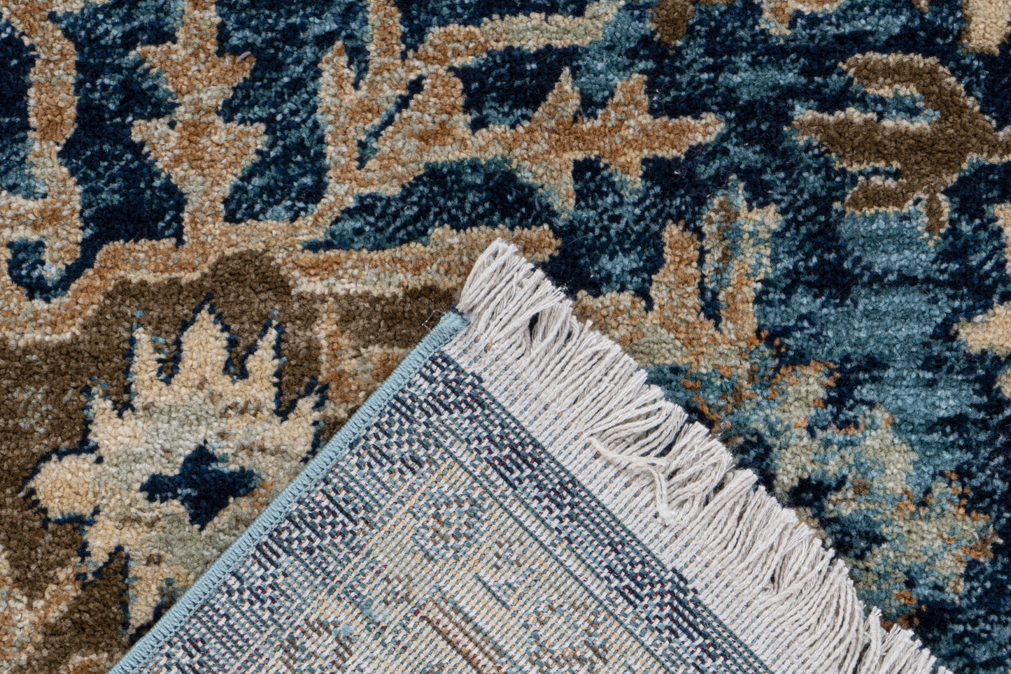 Medellin 402 Modern Blue Rug with Vintage Look - Lalee Designer Rugs