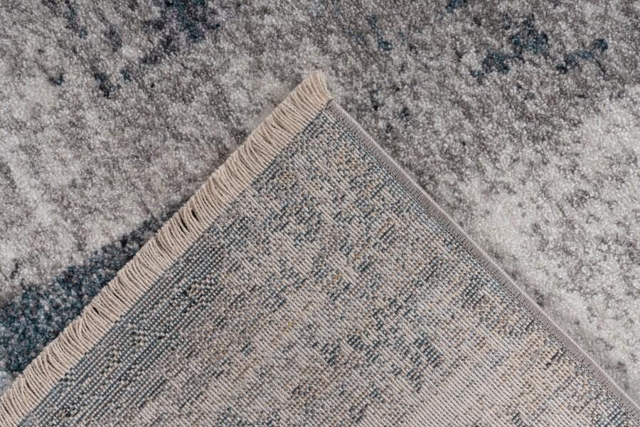 Mardin 407 silver blue Modern Abstract Rug