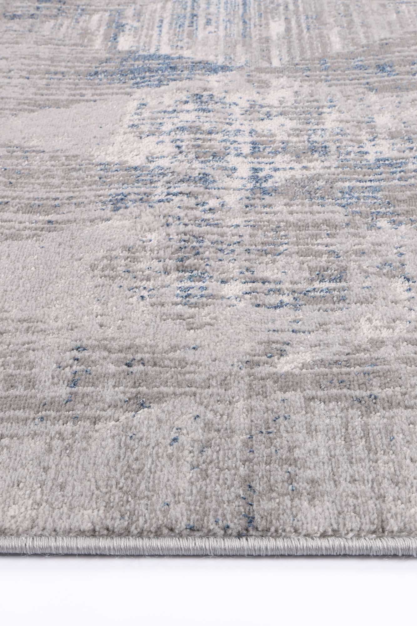 Malo Harlequinn Grey & Blue Geometric Rug