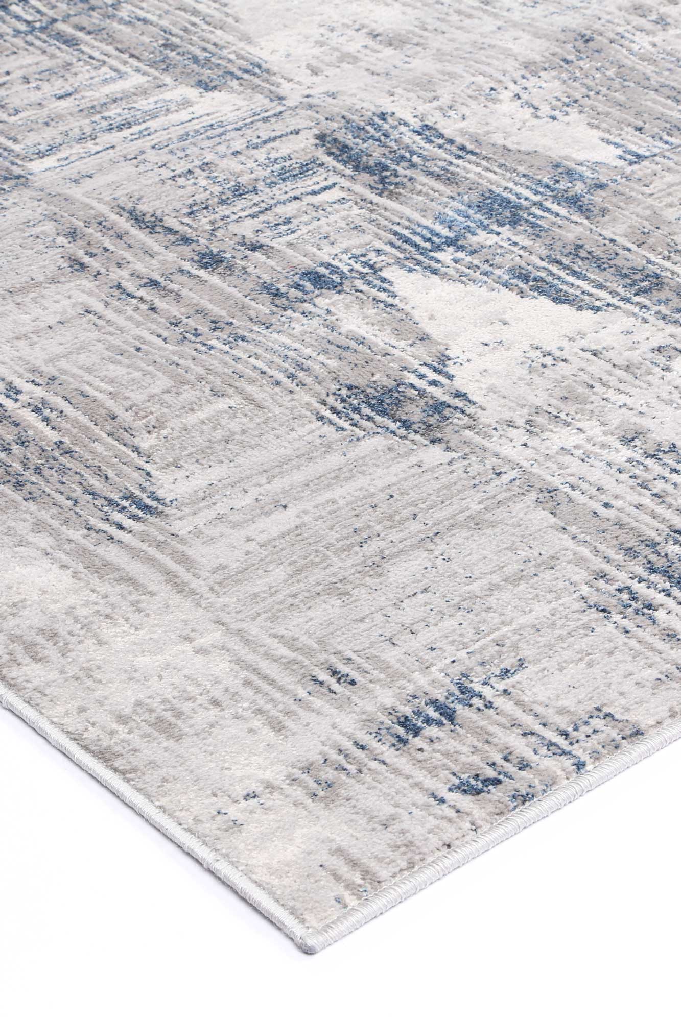 Malo Harlequinn Grey & Blue Geometric Rug