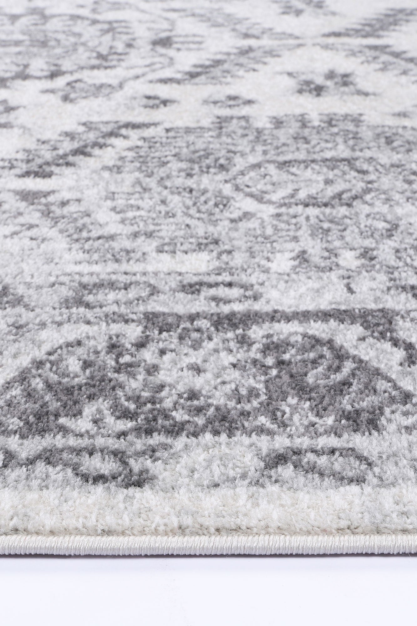 Perth Pau Cream & Grey Traditional Rug
