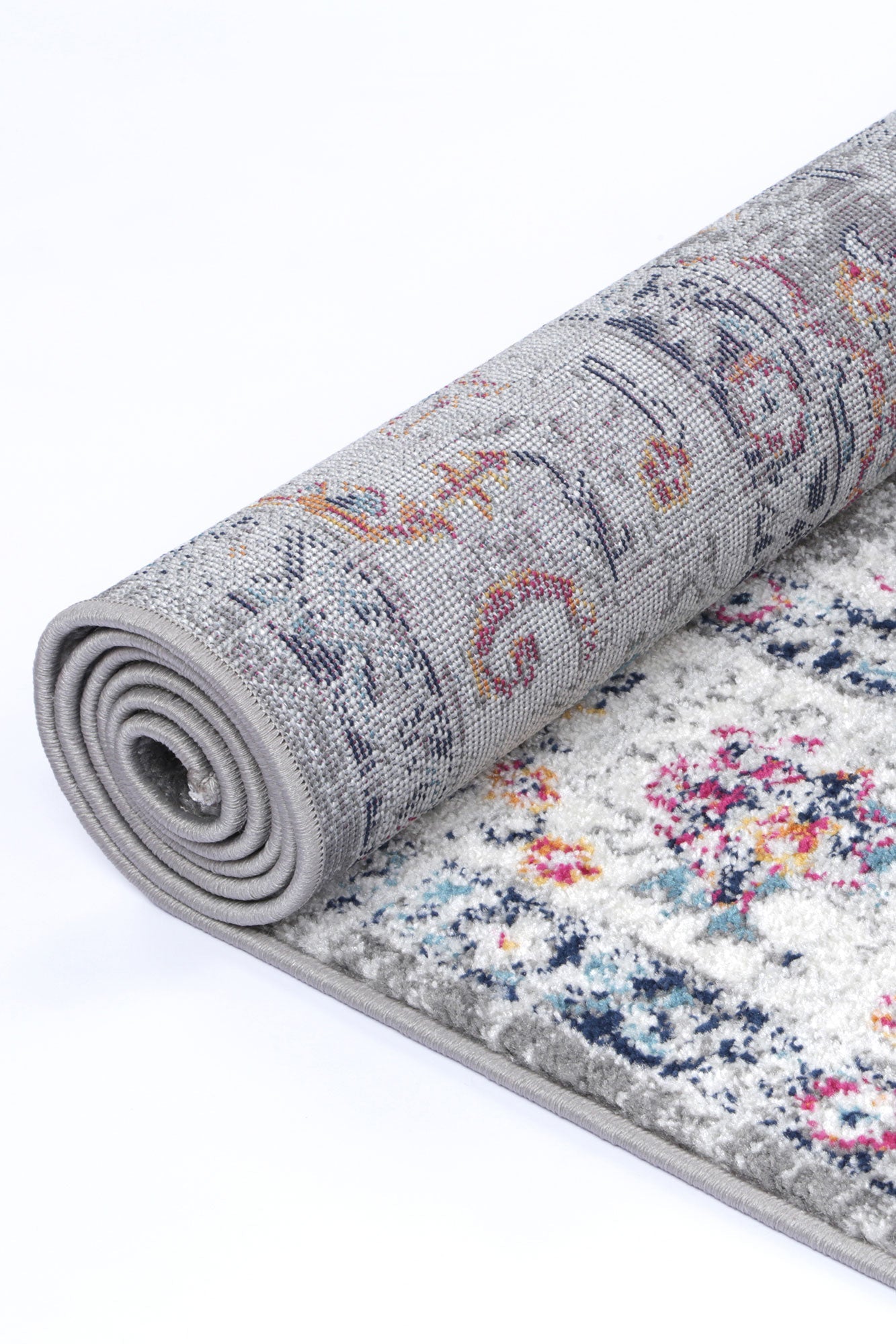 Perth Monaco Grey & Multi Transitional Rug