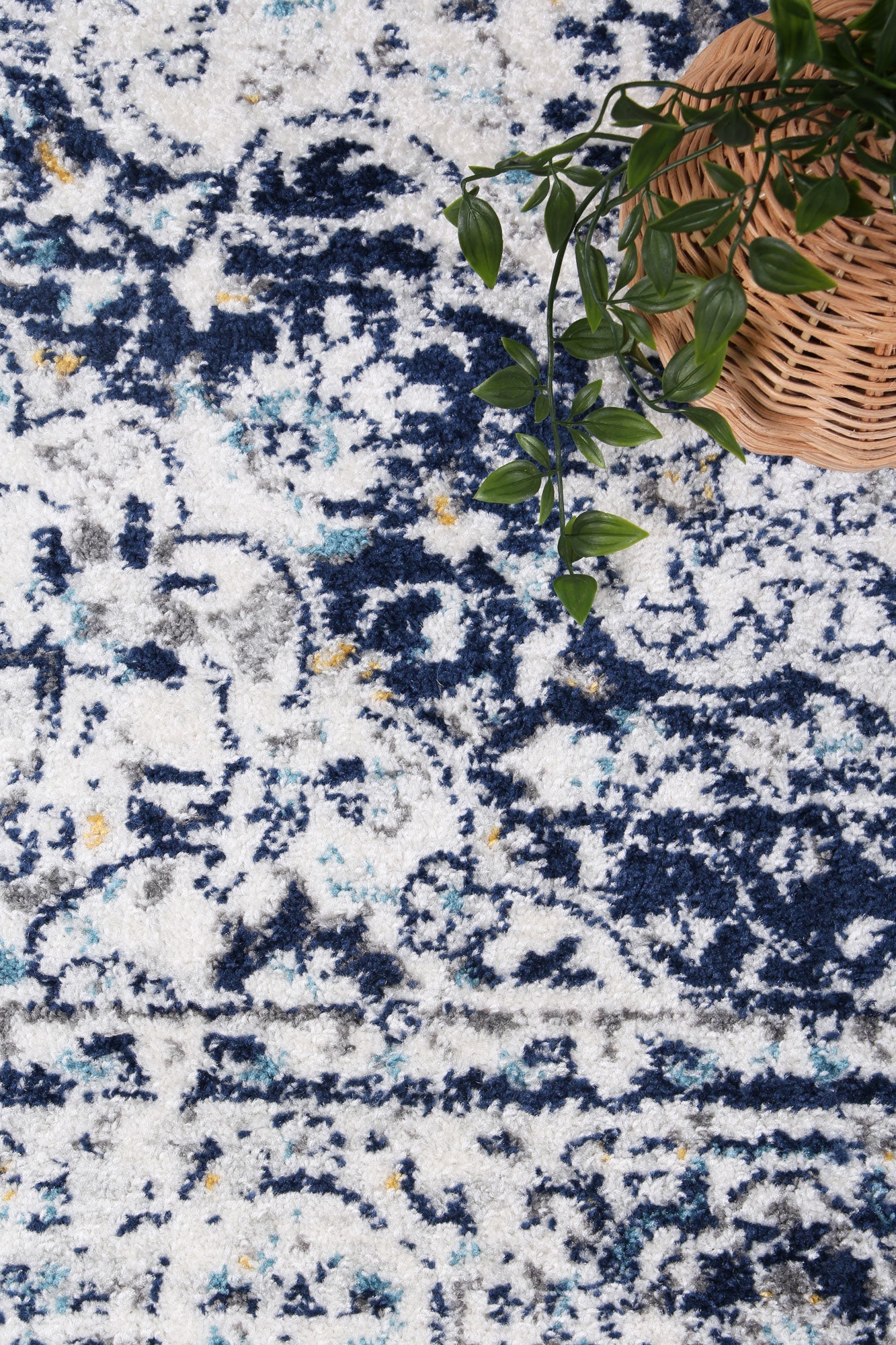 Perth Gruissan Blue & Ivory Transitional Rug