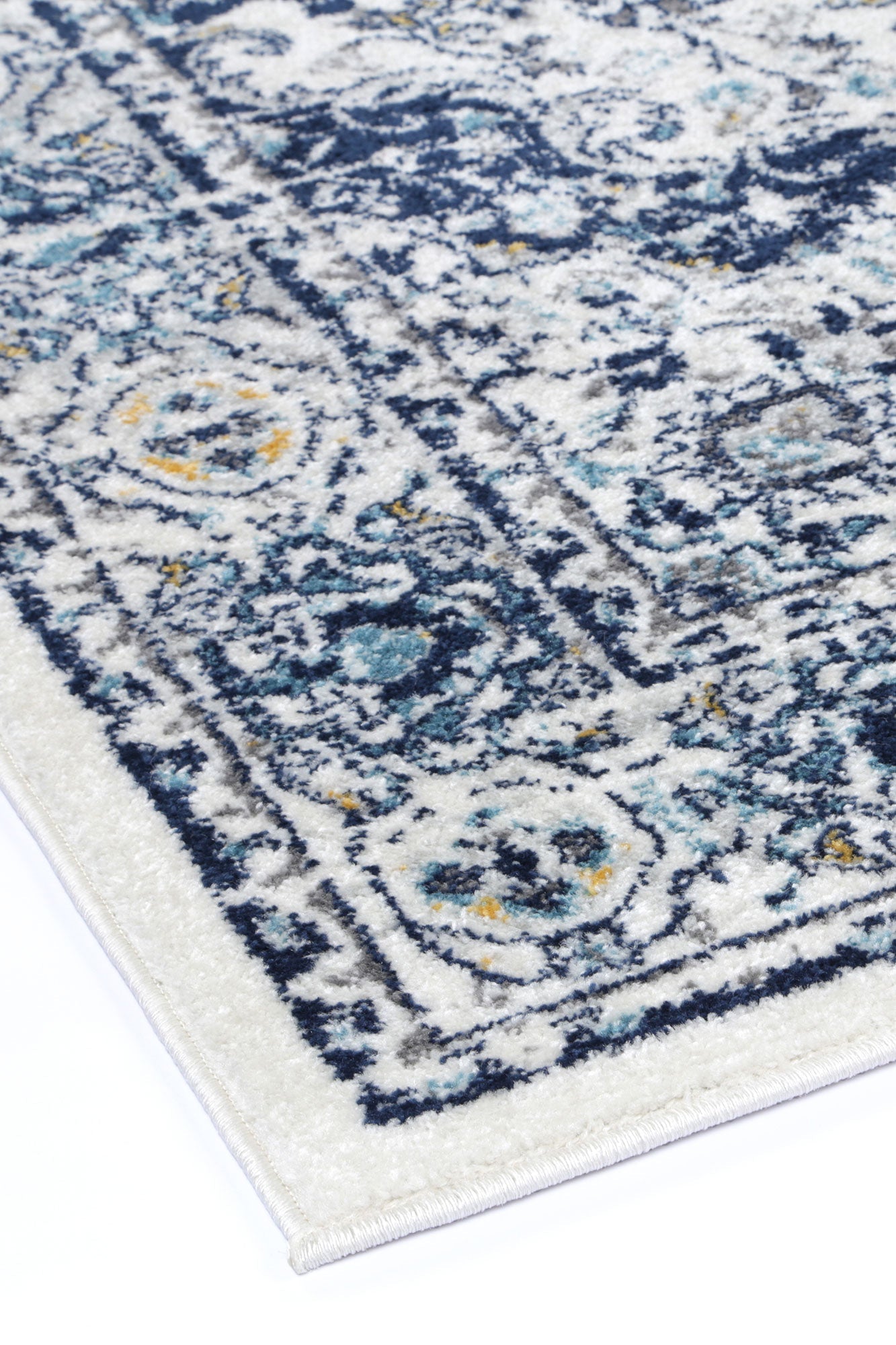 Perth Gruissan Blue & Ivory Transitional Rug