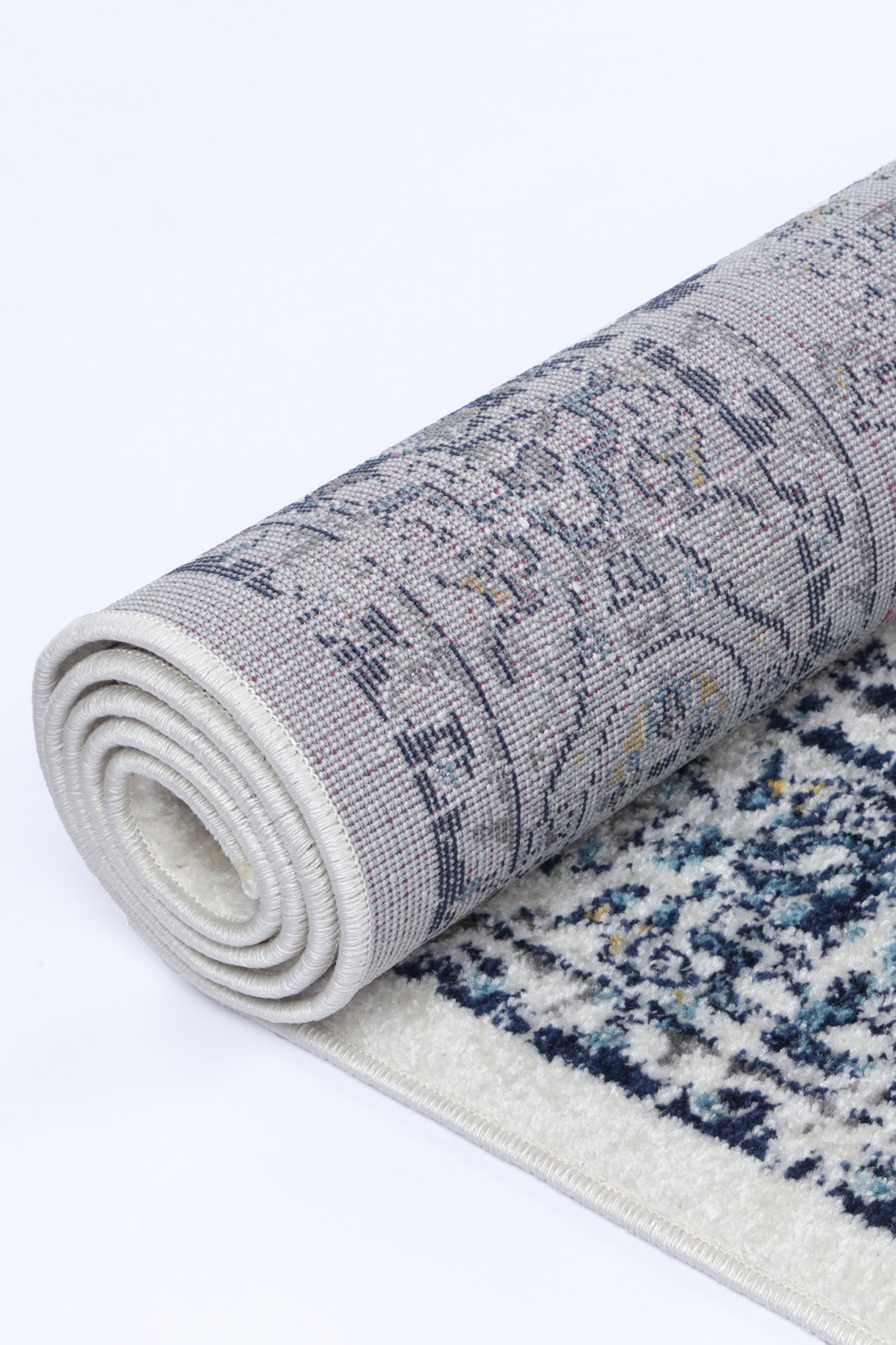 Perth Gruissan Blue & Ivory Transitional Rug
