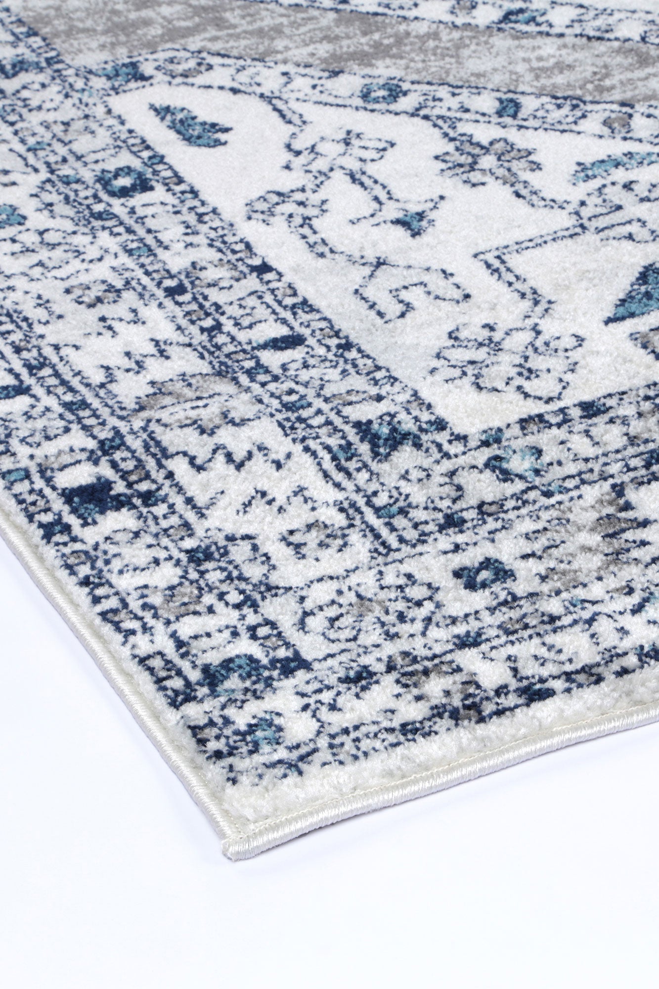 Perth Meze Grey Traditional Rug