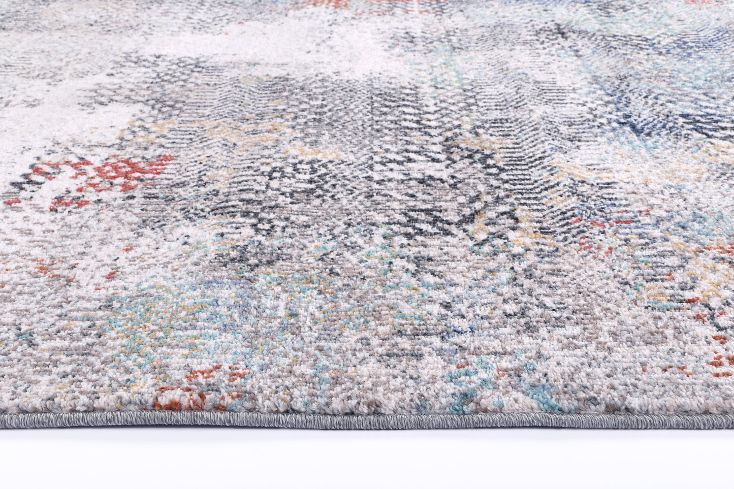 Rumba Ernesto Grey & Terracotta Tribal Rug